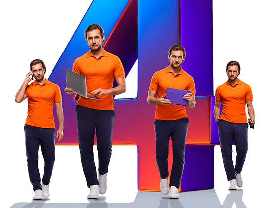 Великолепная четверка Ростелеком в деревня Красная Рыбница (Орловская область)